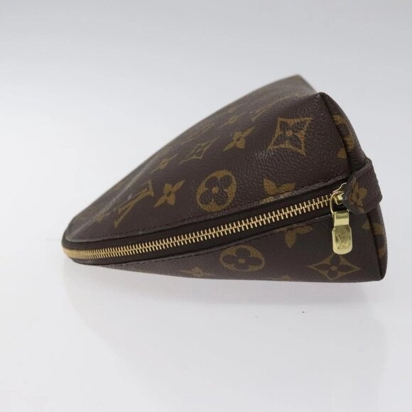 LOUIS VUITTON Monogram Trousse Demi Ronde Cosmetic Pouch - Picture 4 of 15